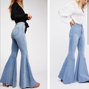 Free People Just Float On Flare Jeans